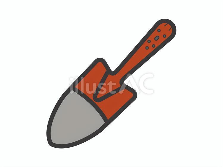 移植ゴテ04 移植ゴテ,ガーデニング,スコップのイラスト素材