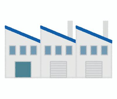 のこぎり屋根の工場 のこぎり屋根の工場 工場,建物,会社,製造工場,煙突,のこぎり屋根,倉庫,町工場,仕事,製造業のイラスト素材