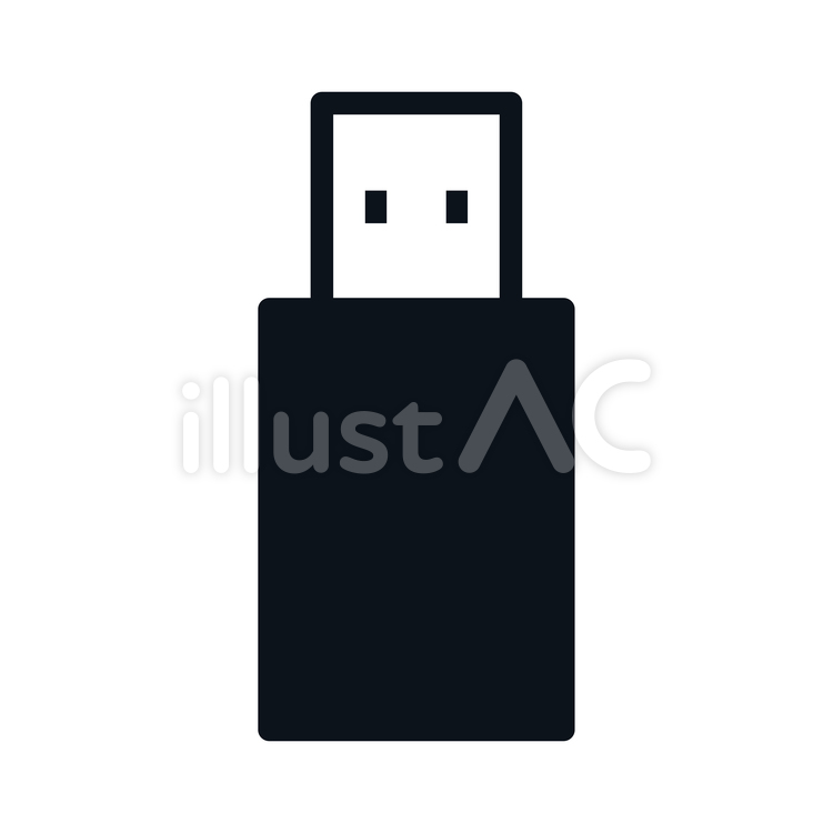 USBメモリーのアイコン usb,メモリー,アイコンのイラスト素材