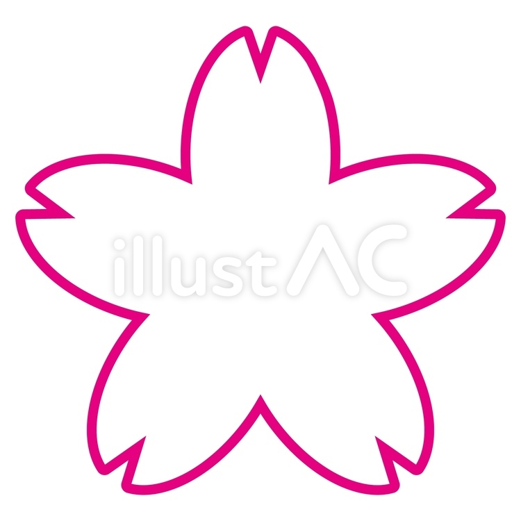 桜4 桜花,櫻,和柄のイラスト素材