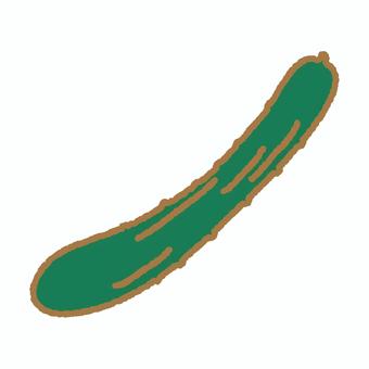 手描き野菜 きゅうり