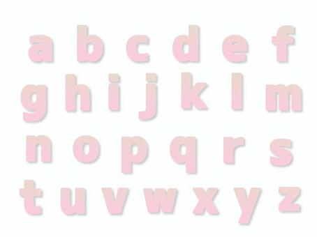 Illustration, alphabet, romaji, english, 