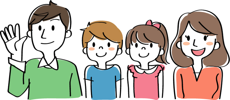 親子 家族,親子,人物,子供,かわいい,人間,表情,女性,男性,ファミリーのイラスト素材