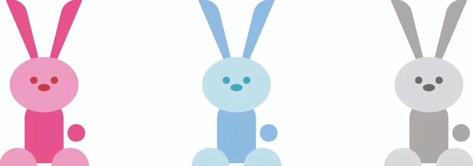 rabbit geometric illustration, , JPG, PNG and AI