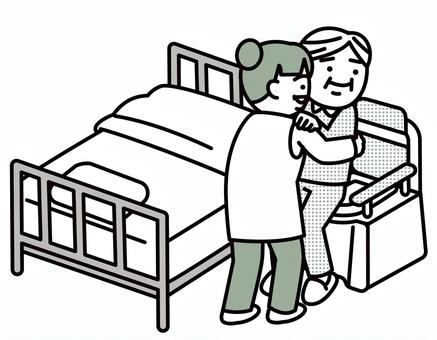 ポータブルトイレ移乗 介助つき