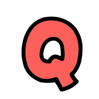 手描きQ アルファベット,q,クエスチョン,質問,疑問,問題,文字,手描き,英語のイラスト素材