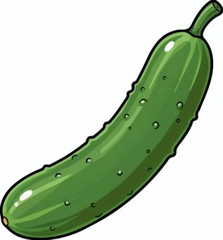 きゅうり きゅうり,胡瓜,緑,野菜,ベジタリアン,ベジタブル,新鮮,サラダ,ベクター,ヘルシーのイラスト素材