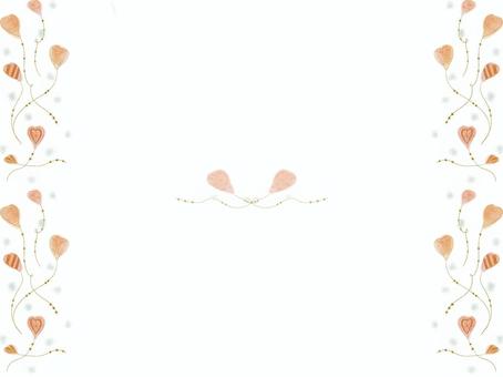 ハートの風船 ハート,風船,ボタニカル,手描き,水彩,ピンク,メッセージカード,背景,パステルカラーのイラスト素材