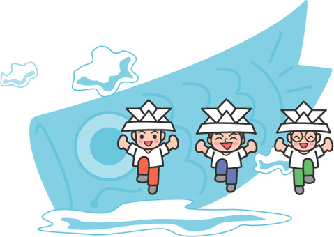 Carp streamer, carp streamer, spring, boys' festival, JPG, PNG and AI