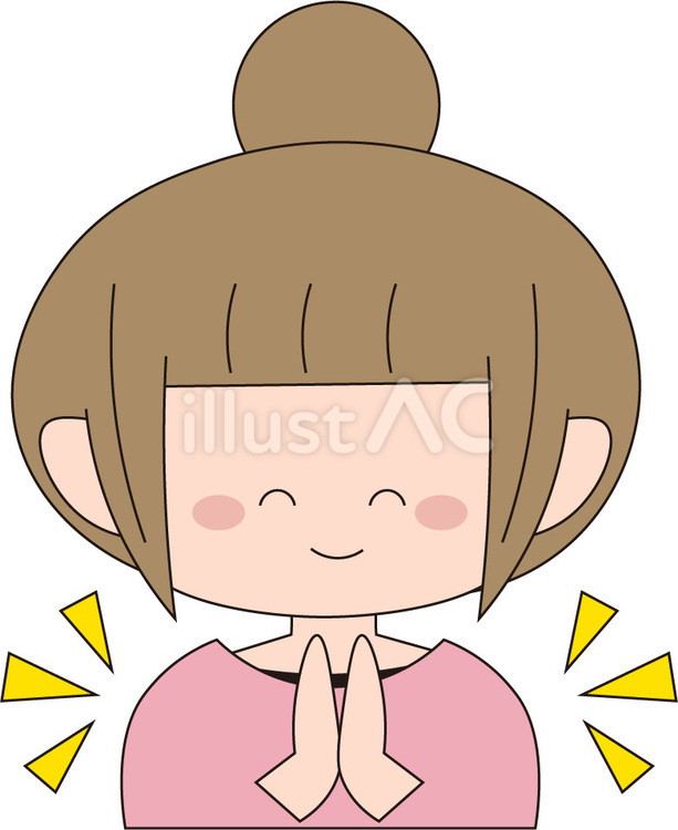 拍手　女性 拍手,お祝い,祝福のイラスト素材