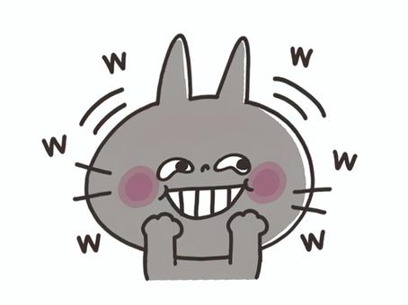 Illustration, cat, laugh, a smile, 