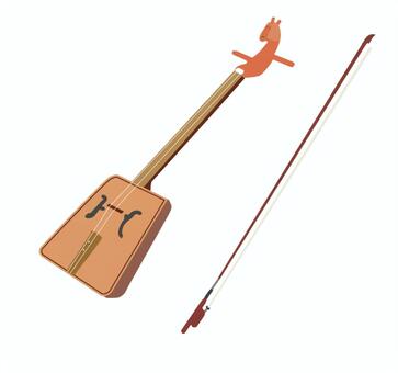 馬頭琴 馬頭琴,モンゴル,民族楽器,楽器,シンプル,音楽,生活,アイコン,かわいい,弓のイラスト素材
