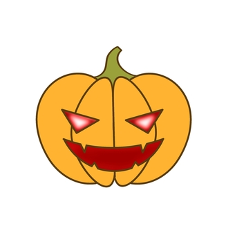 パンプキン パンプキン,かぼちゃ,食べ物,顔,悪い顔,ハロウィン,イベント,オレンジのイラスト素材