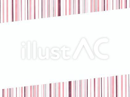 ピンクの斜めストライプフレーム 上下