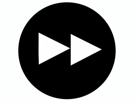 早送り ボタン 早送り,ボタン,動画,視聴,配信,主線あり,イラスト素材,広告,チラシ,cmのイラスト素材