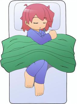 Illustration, sleep, sleep, futon, JPG and PNG