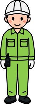カーキの作業員の男性です。 カーキの作業員の男性です。 作業員,シンプル,スタッフ,従業員,アルバイト,パート,倉庫,運搬,物流,作業のイラスト素材