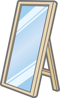 Illustration, पूर्ण लंबाई दर्पण, पूर्ण लंबाई दर्पण दर्पण, आईना, 