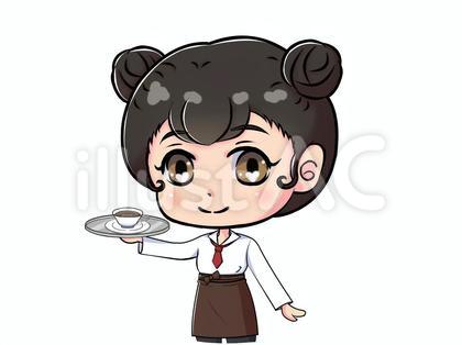 カフェの店員さん