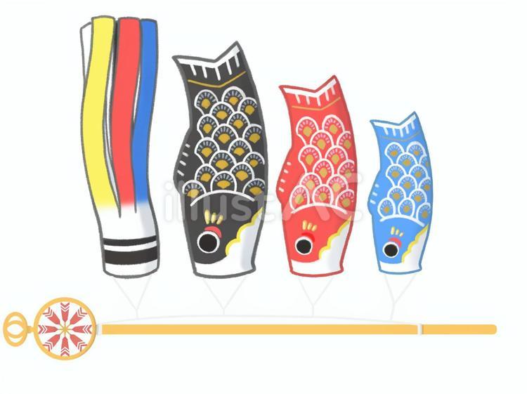 鯉のぼり 鯉のぼり,こどもの日,かわいいのイラスト素材