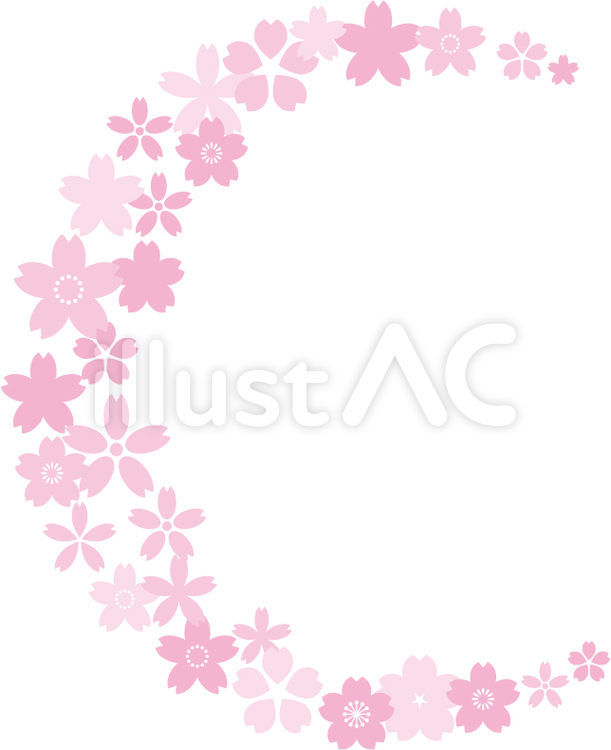 桜8b 桜,花びら,春のイラスト素材