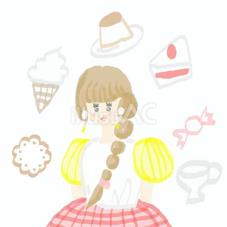 Free Vectors | Sweets and girls