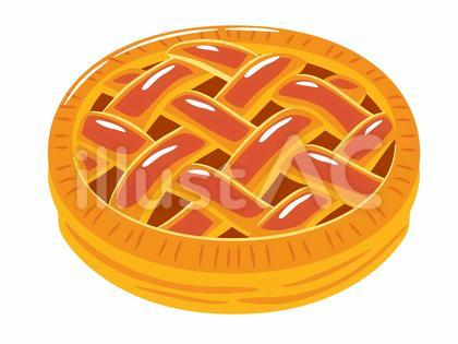 アップルパイのイラスト