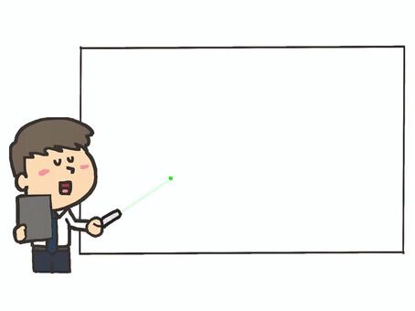 フレーム フレーム,枠,記入欄,空欄,サラリーマン,説明,pop調,手描き,挿絵,ワンポイントのイラスト素材