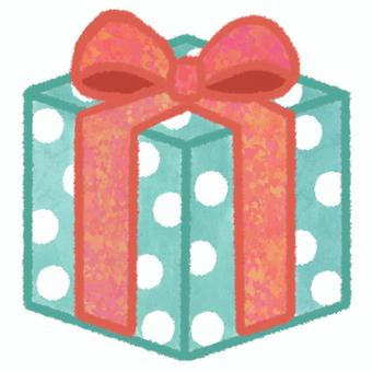 Illustration, present, birthday, box, 