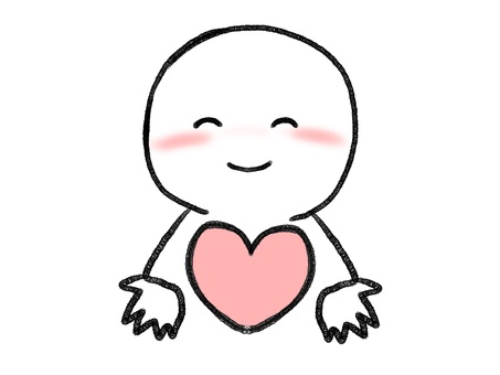 ハートを渡す棒人間 ハートを渡す棒人間 棒人間,ハート,人物,差し出す,手描き,思いやり,優しさ,バレンタイン,愛,落書きのイラスト素材