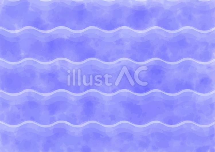 背景（なみなみ、紫の水彩画風） 背景,なみなみ,紫のイラスト素材