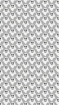 オバケ(縦長) オバケ(縦長) オバケ,ハロウィン,パターン柄のイラスト素材