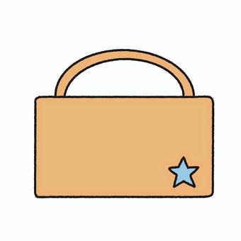 絵本かばん 絵本かばん,サブバッグ,手提げかばん,保育,保育園,幼稚園,こども,持ち物,手描き,かわいいのイラスト素材