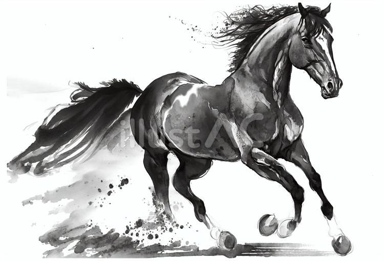 馬イラスト - No: 23691371｜無料イラスト・フリー素材なら