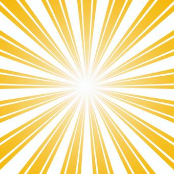 放射広がる　 放射,広がる,光,線,太い,細い,シンプル,オレンジ,背景のイラスト素材