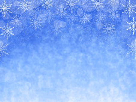 雪の結晶の背景、フレーム01 雪,雪の結晶,冬,背景,フレーム,水彩,手描き,冬景色,雪景色,空のイラスト素材