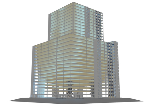 高層ビル ビル,高層ビル,高層,タワー,摩天楼,雑居ビル,商業ビル,オフィスビル,階層,階のイラスト素材