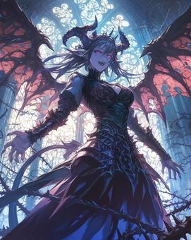 devil, demon, female, fantasy, JPG
