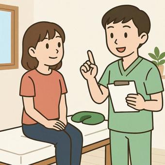 整体前の相談シーン