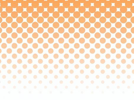 Background material with halftone upper part orange, , JPG, PNG and AI