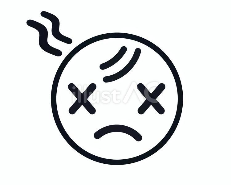 熱中症　赤ちゃん透過素材 暑い,夏,サマーのイラスト素材