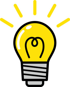 電球輝きライト 電球,電気,豆電球,ライト,光,輝き,ひらめき,アイデア,マーク,ピクトグラムのイラスト素材