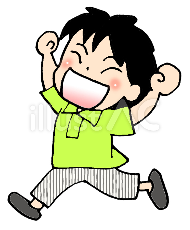 急げ兄ちゃん 人物,男性,青年のイラスト素材