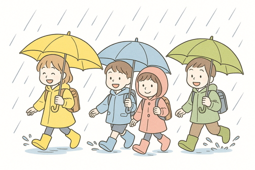 雨の日