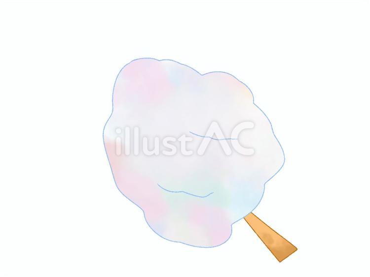 綿菓子 綿菓子,綿あめ,祭りのイラスト素材