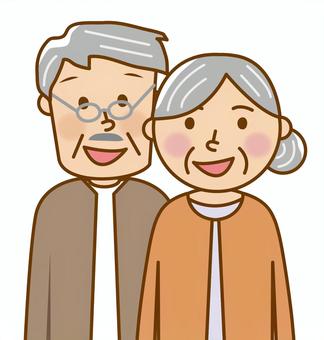 Grandfather Grandmother - Smile, grandpa, couple, old man, JPG, PNG and AI