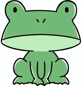 A frog, a frog, creatures, amphibian, JPG, PNG and AI