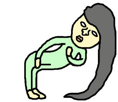 男性 男性,長髪,ロング,挨拶,お辞儀,角度,面白い,シンプル,かわいい,かっこいいのイラスト素材