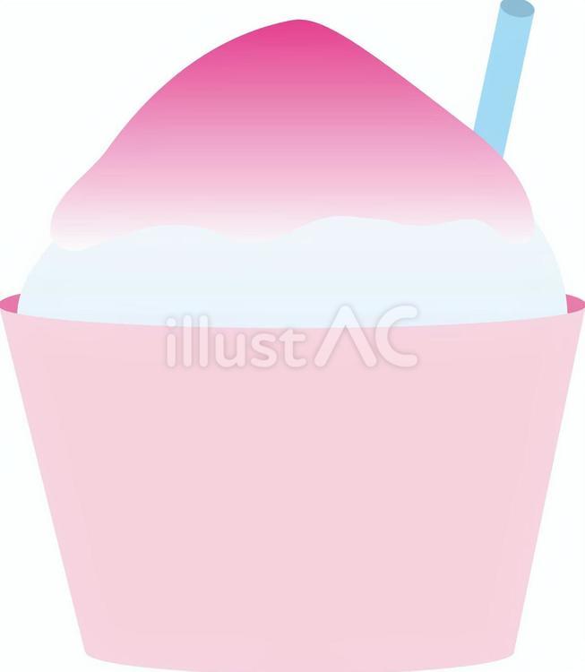 かき氷 かき氷,夏,祭のイラスト素材