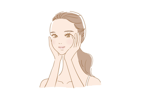 Woman doing make-up (to get used to), JPG, PNG and AI Woman doing make-up (to get used to), , JPG, PNG and AI